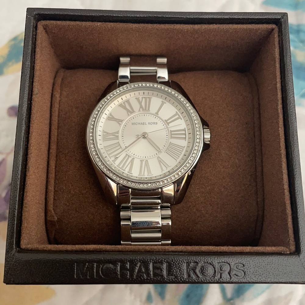 Silver Michael Kors watch
